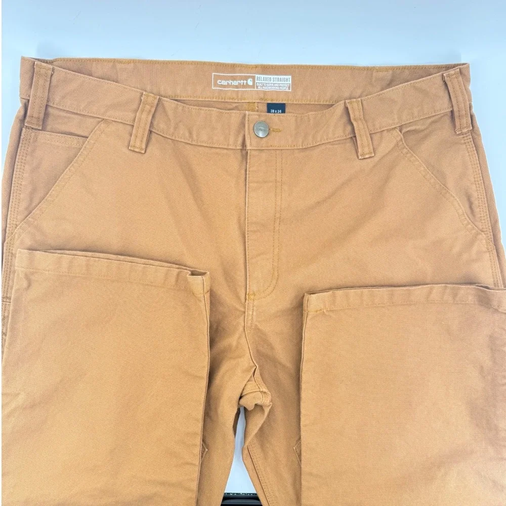 Carhartt Mens Rugged Flex Relaxed Fit Duck Double Front Utility Pants 38x34